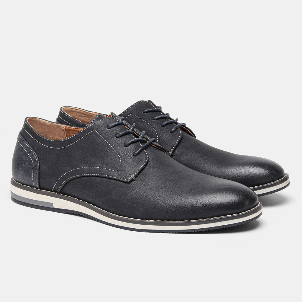 Męskie buty derby sznurowane