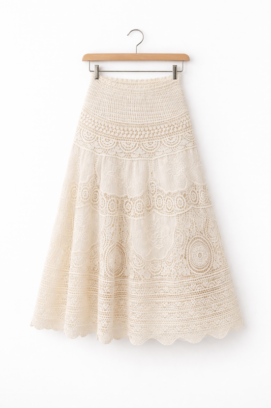 Spódnica Maxi Heritage Lace Tiered