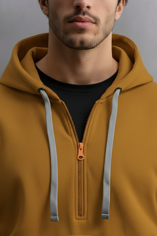 Bluza z kapturem | Andrzej – Miedzianobrązowa
