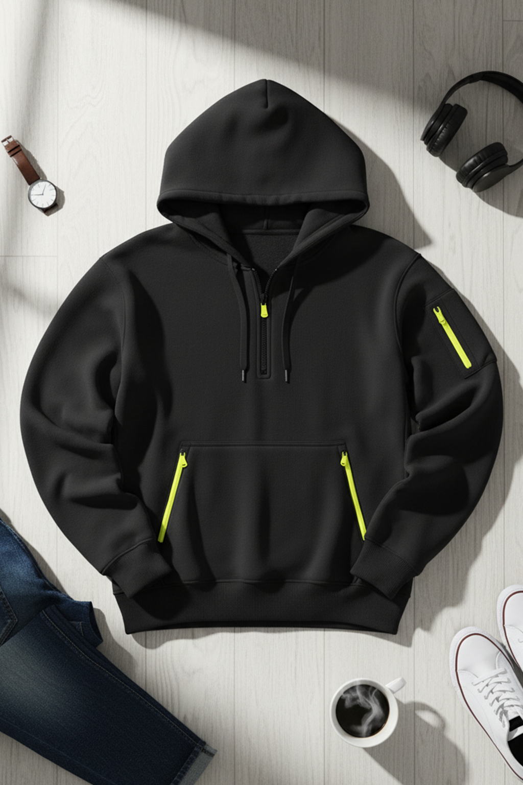 Bluza z kapturem | Rafał – Węglowa Czarna