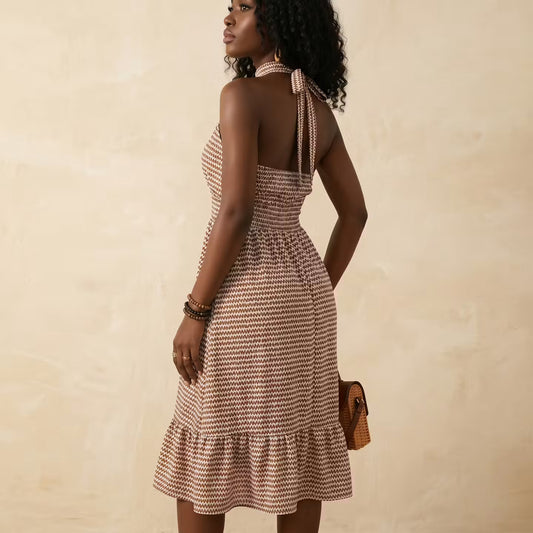 Sukienka Midi Siena Halter