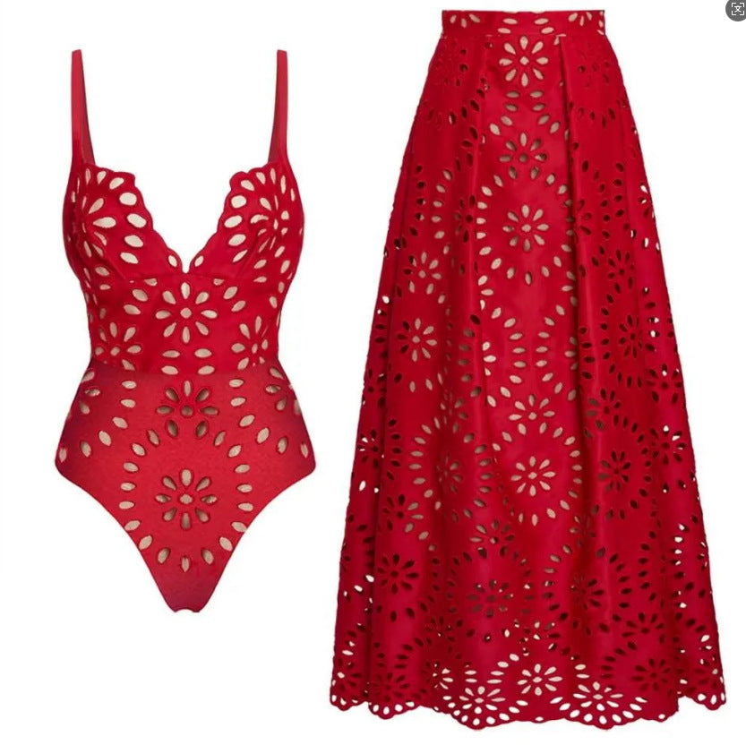 Zestaw Kąpielowy Lucia Cutwork
