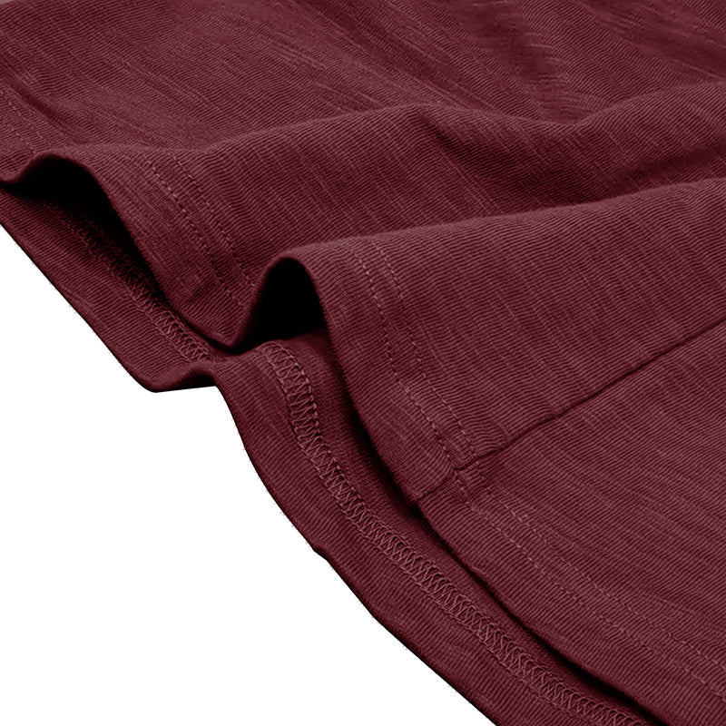 Męska koszulka basic z dekoltem Henley