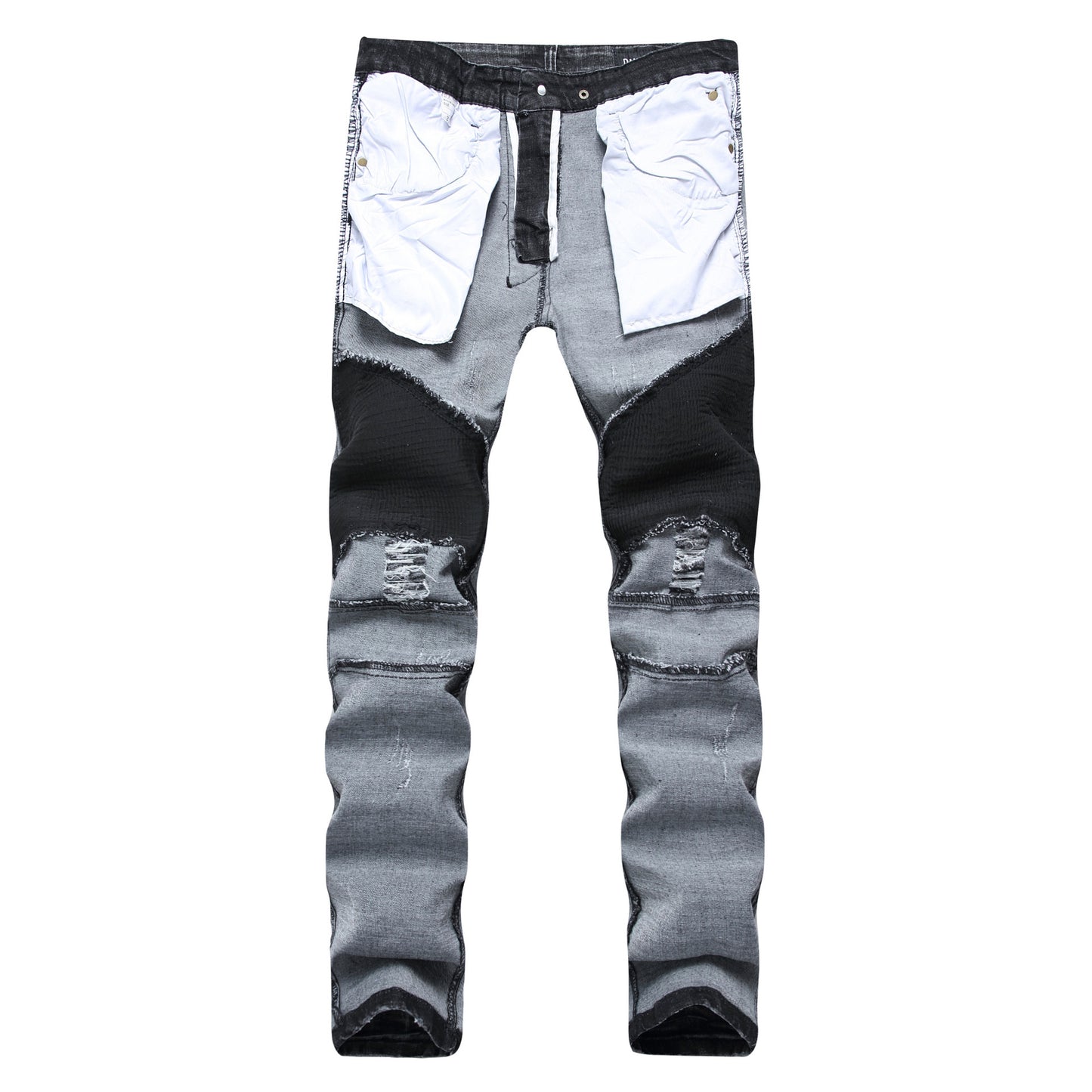 Męskie Jeansy Biker Slim Fit