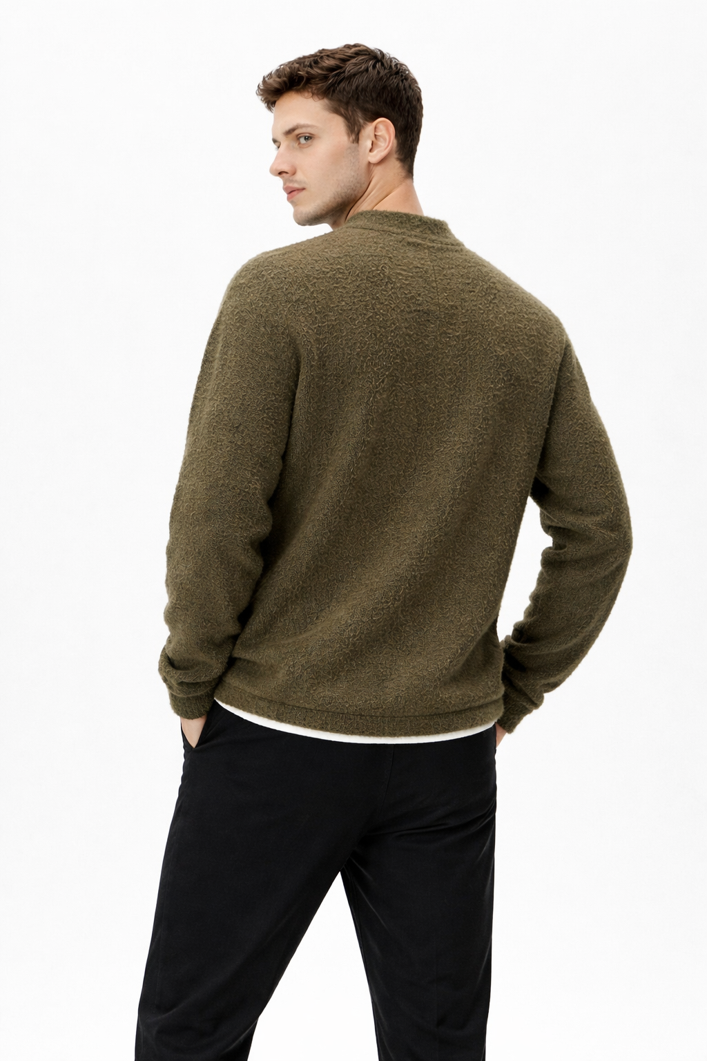 Dzianinowy Top Henley