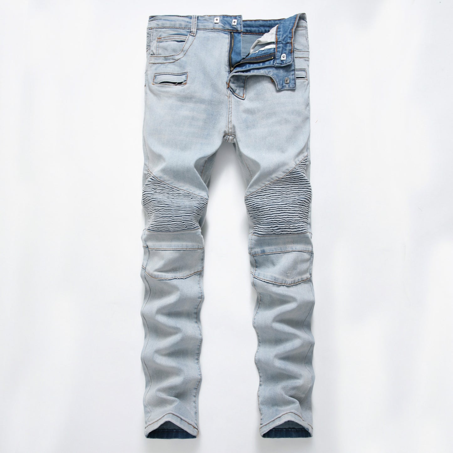 Męskie Jeansy Biker Slim Fit