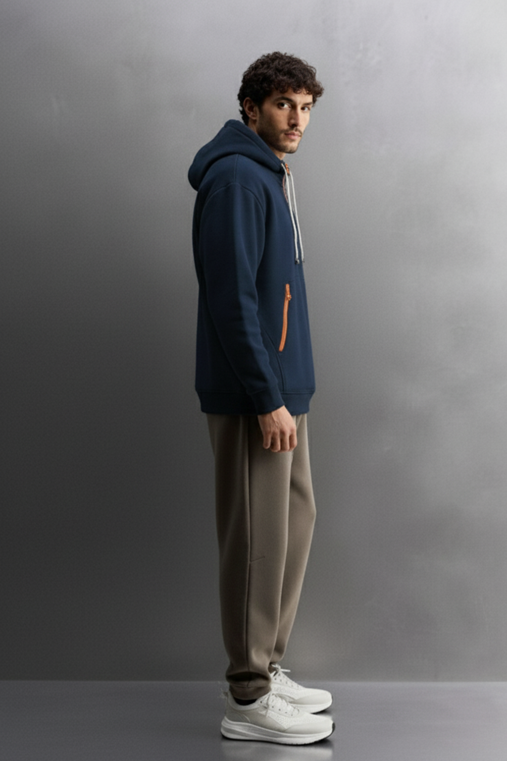 Bluza z kapturem | Marek – Granatowa