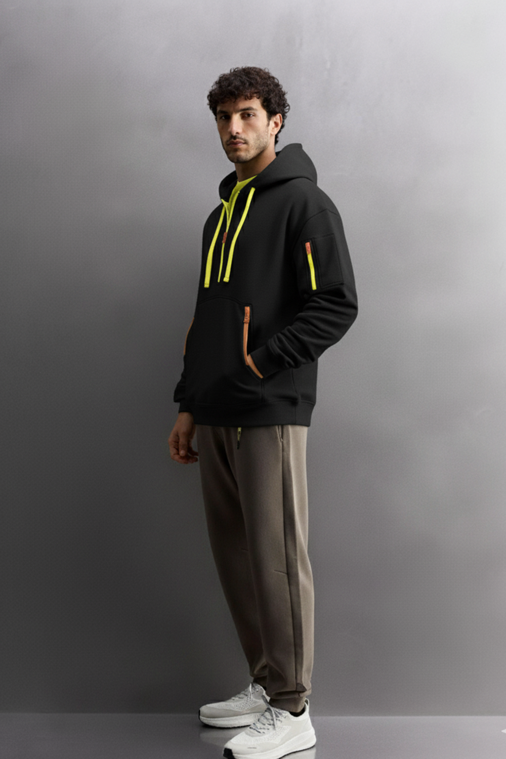 Bluza z kapturem | Rafał – Węglowa Czarna