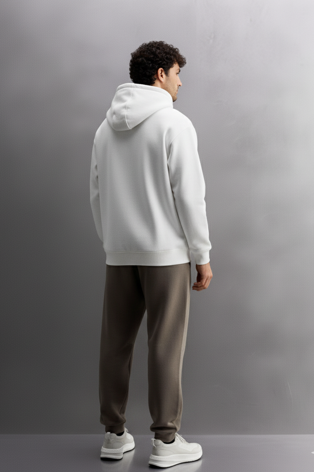 Bluza z kapturem | Tomasz – Pudrowa Biała