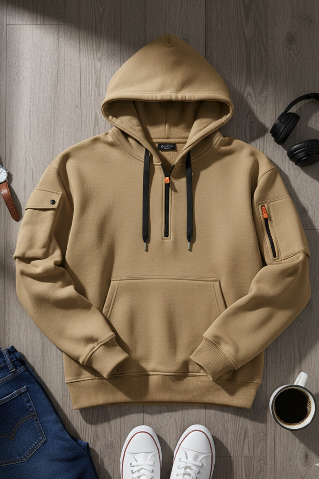 Bluza z kapturem | Grzegorz – Khaki