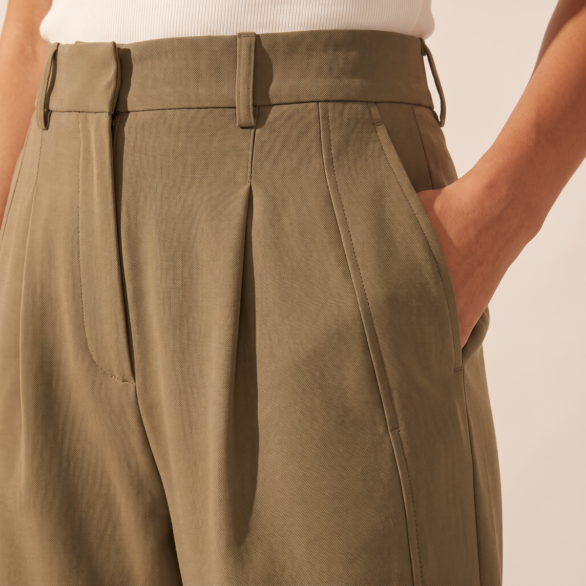 Arovia cropped broek met ballonspijpen
