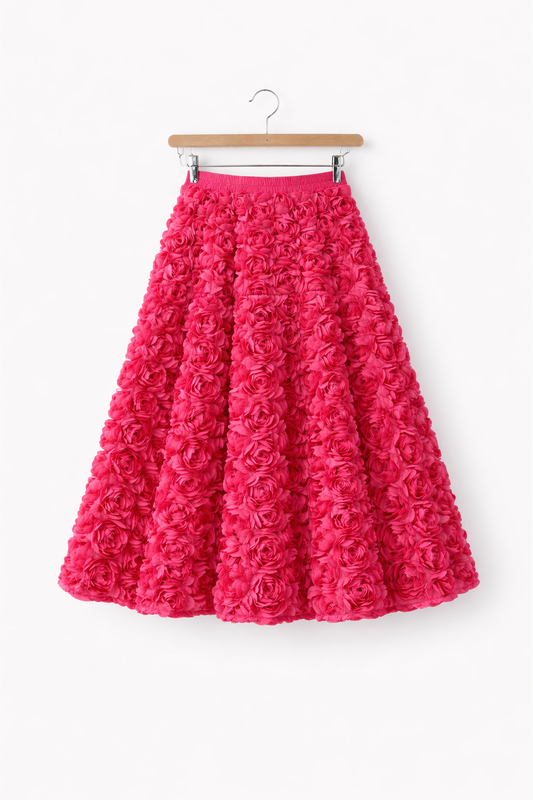 Spódnica Midi Rosette Volume