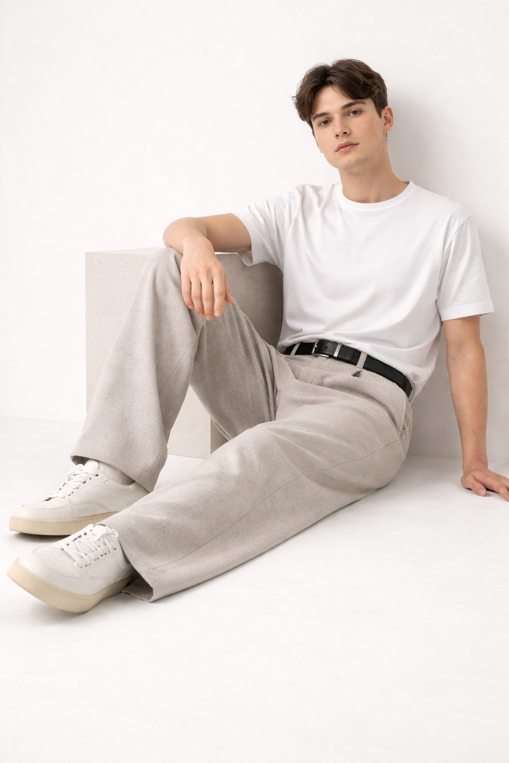 Core Pleat – spodnie męskie