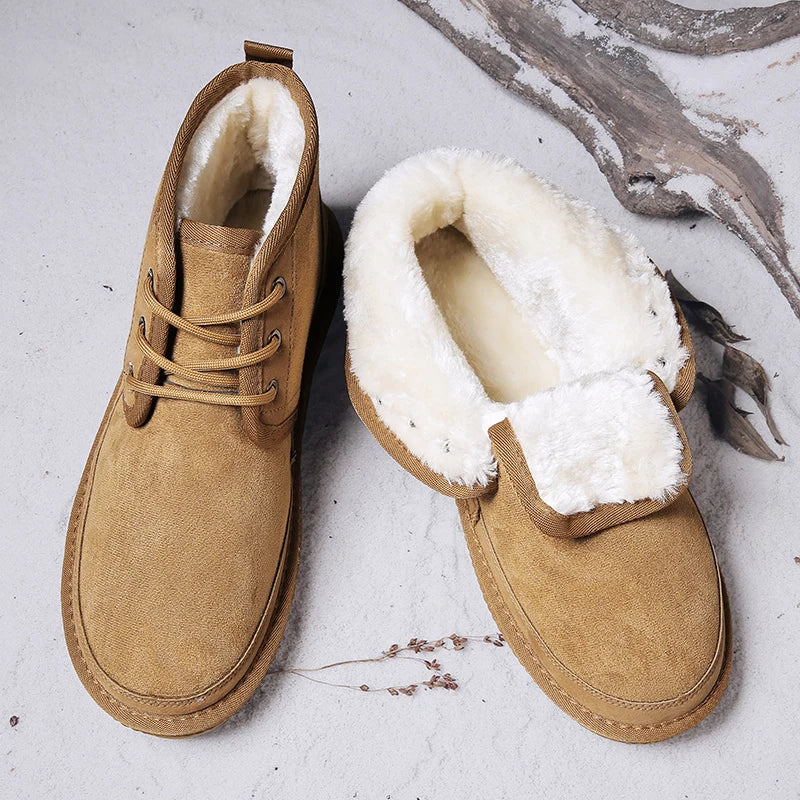 Męskie buty sznurowane z podszewką