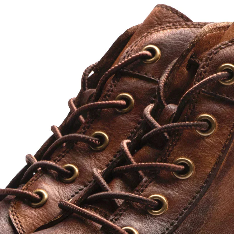 Męskie sznurowane buty w klasycznym stylu