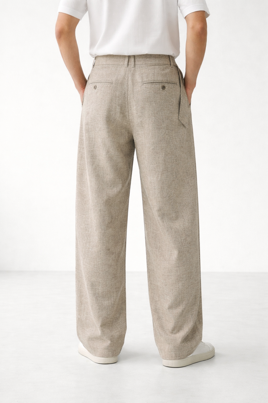 Field Pleat – spodnie męskie