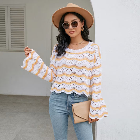 Dzianinowy Sweter Capri Wave