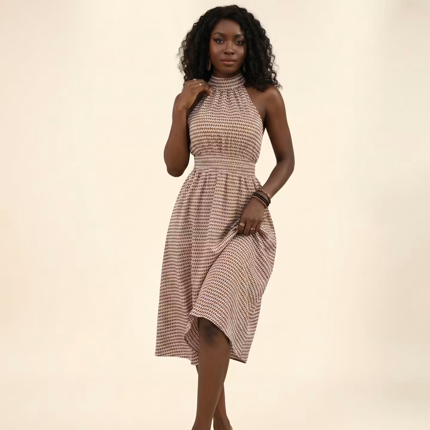 Sukienka Midi Siena Halter