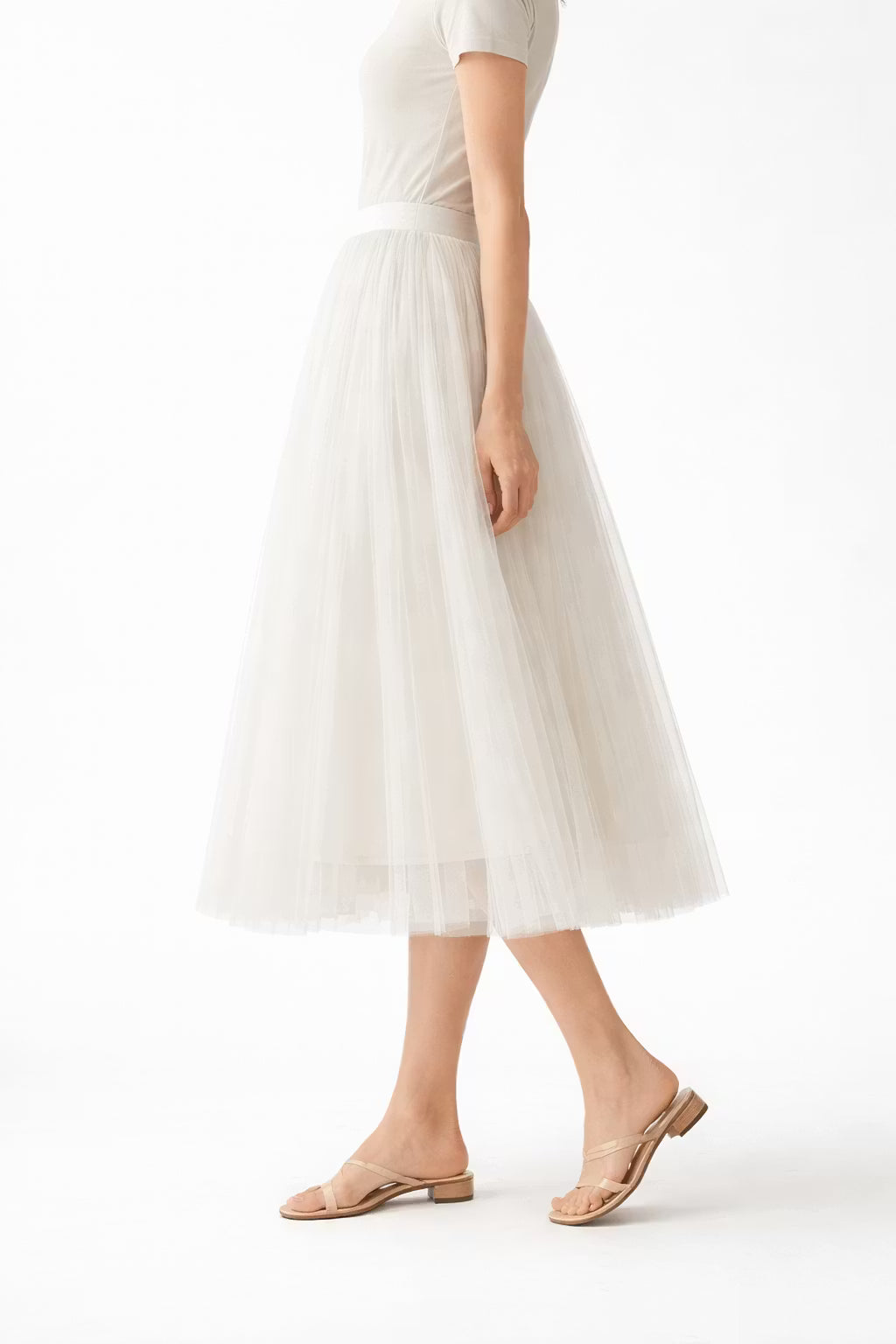 Spódnica Midi Tulle Sheerlayer
