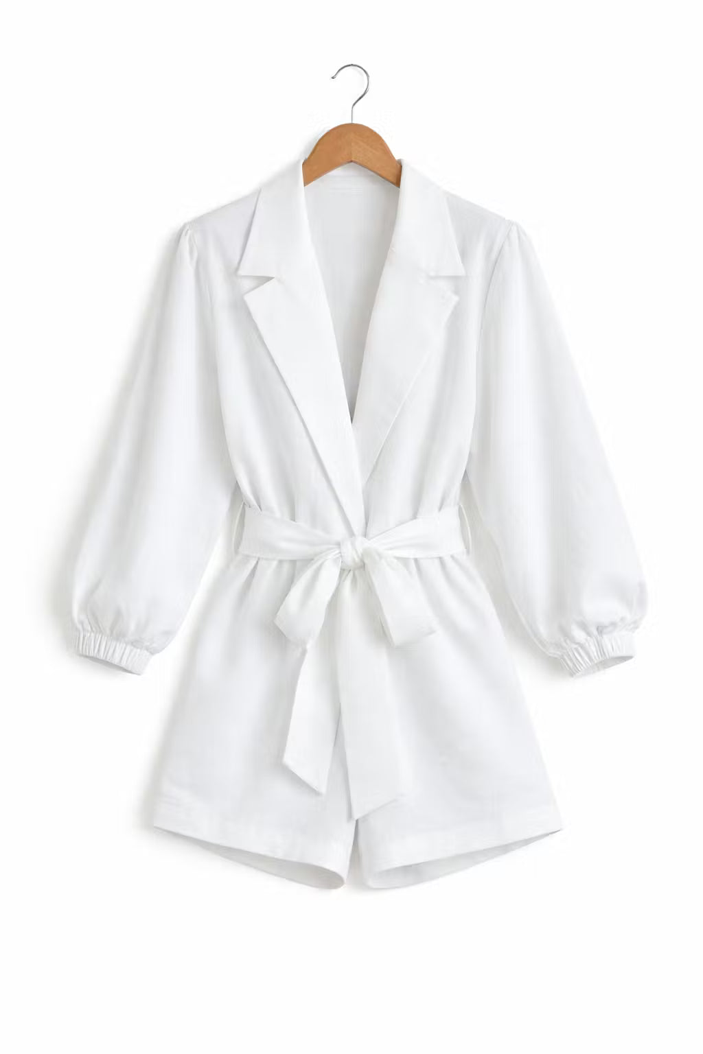 Strukturalny Kombinezon Blezerowy z Paskiem