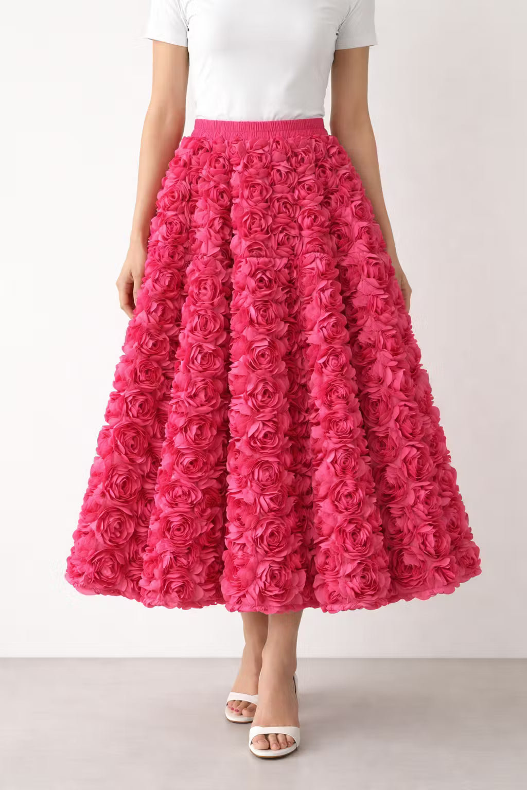 Spódnica Midi Rosette Volume