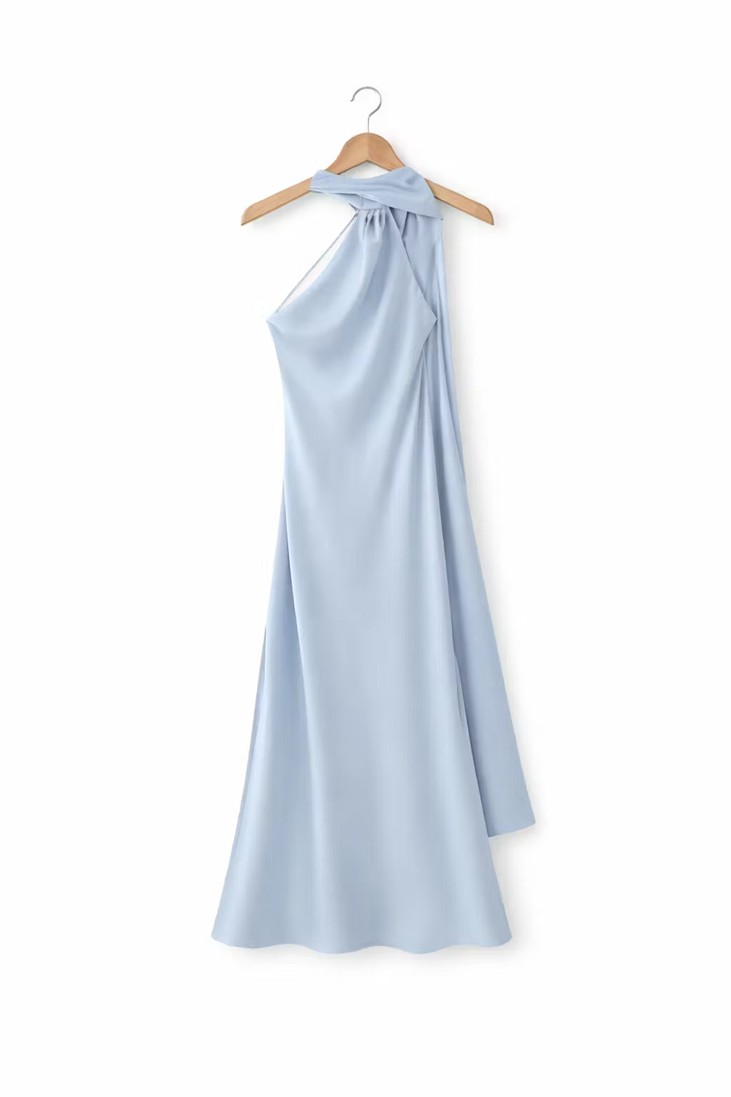 Sukienka Maxi One-Shoulder z Peleryną