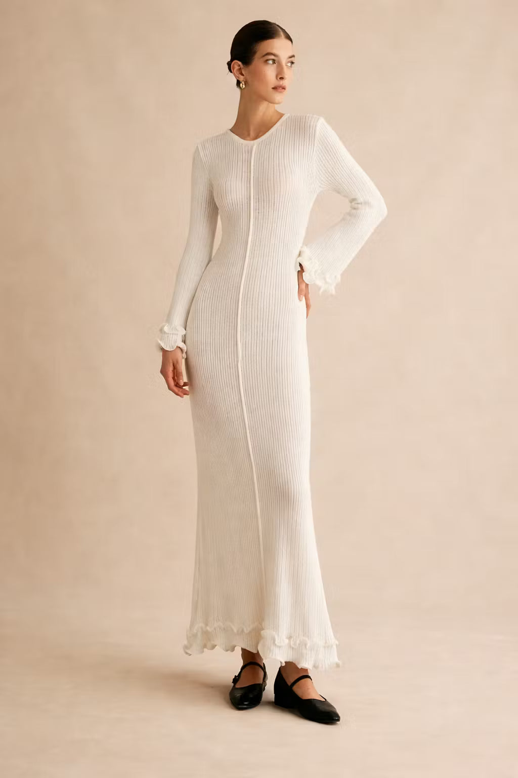 Sukienka Maxi Alvera Ivory