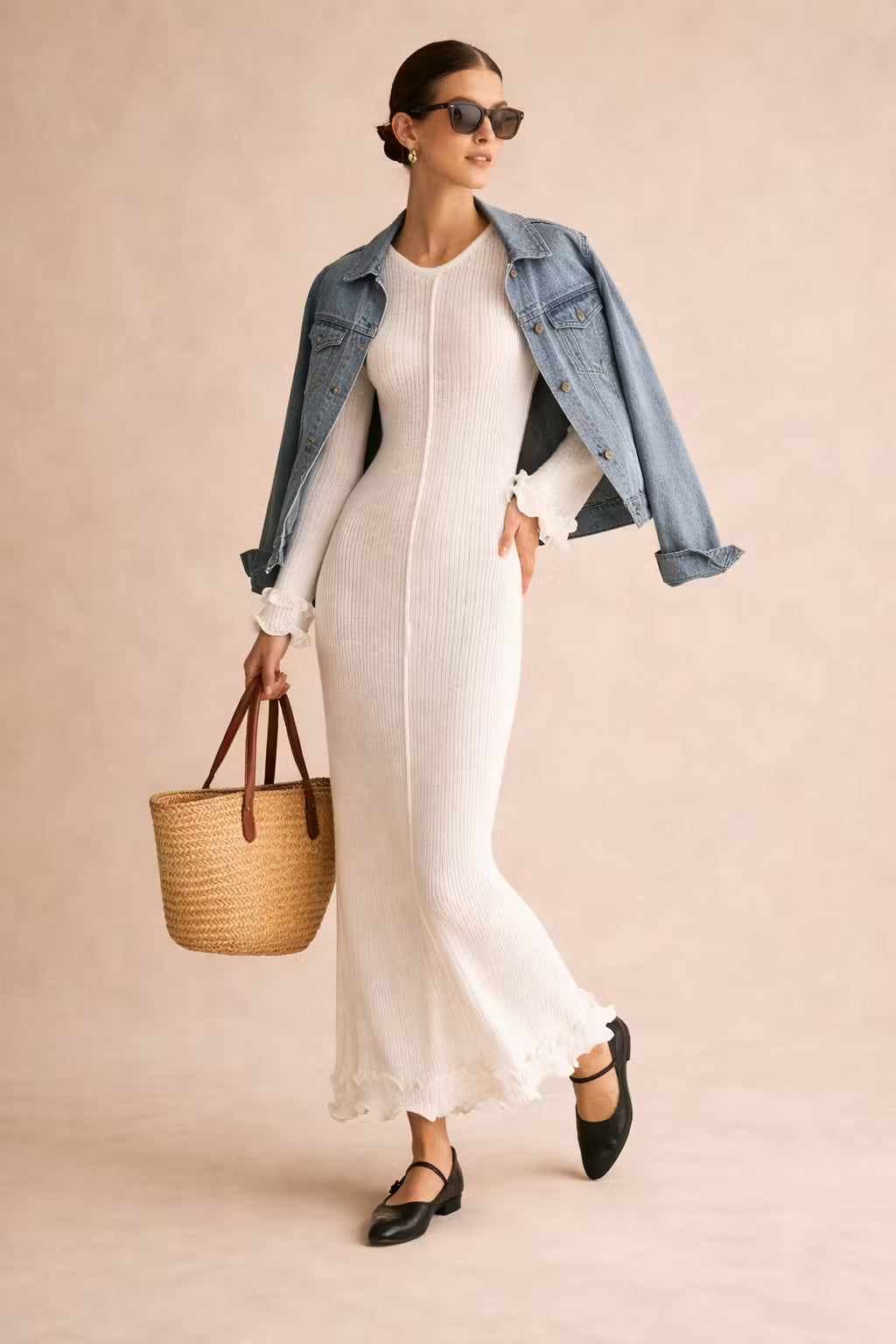 Sukienka Maxi Alvera Ivory