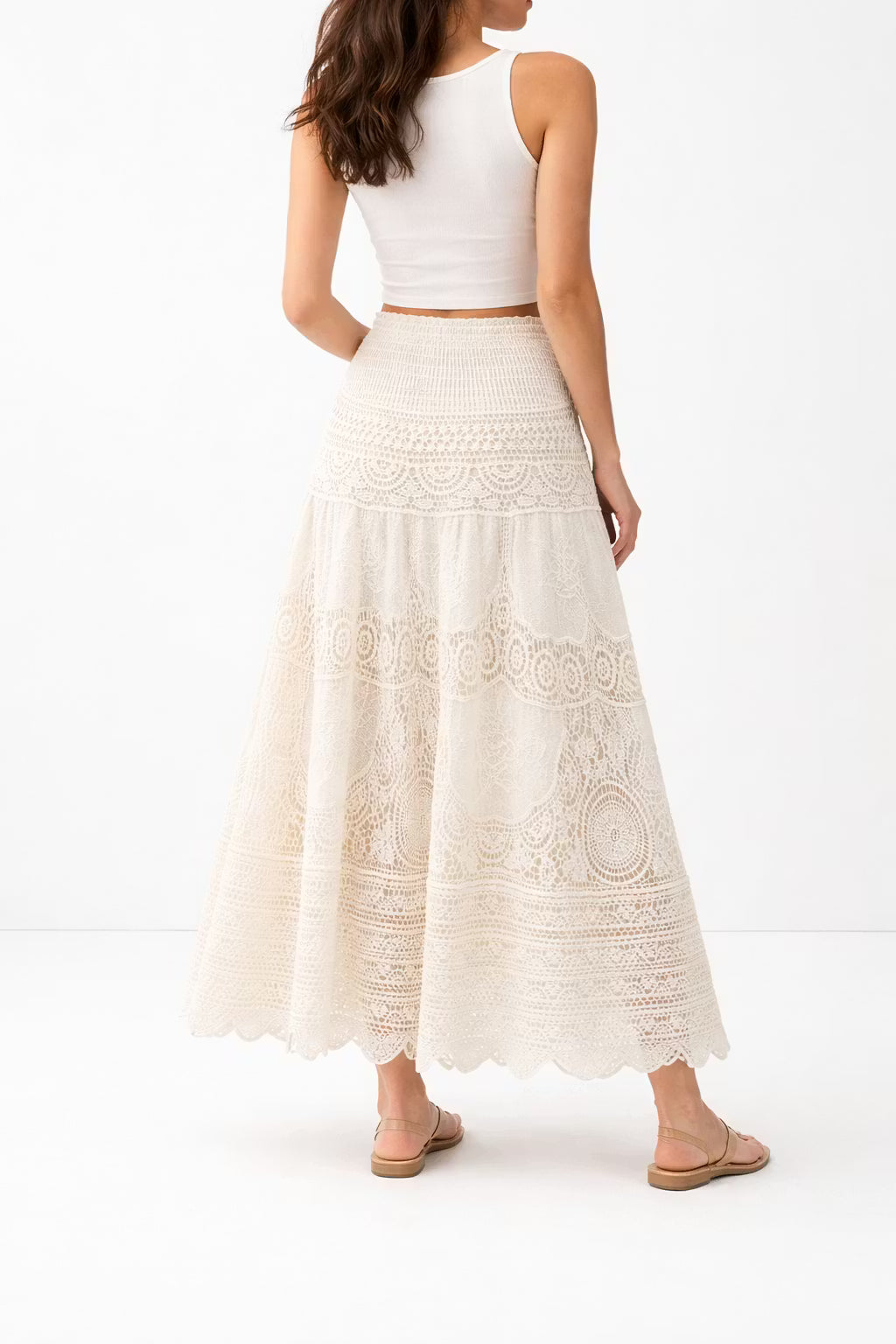Spódnica Maxi Heritage Lace Tiered