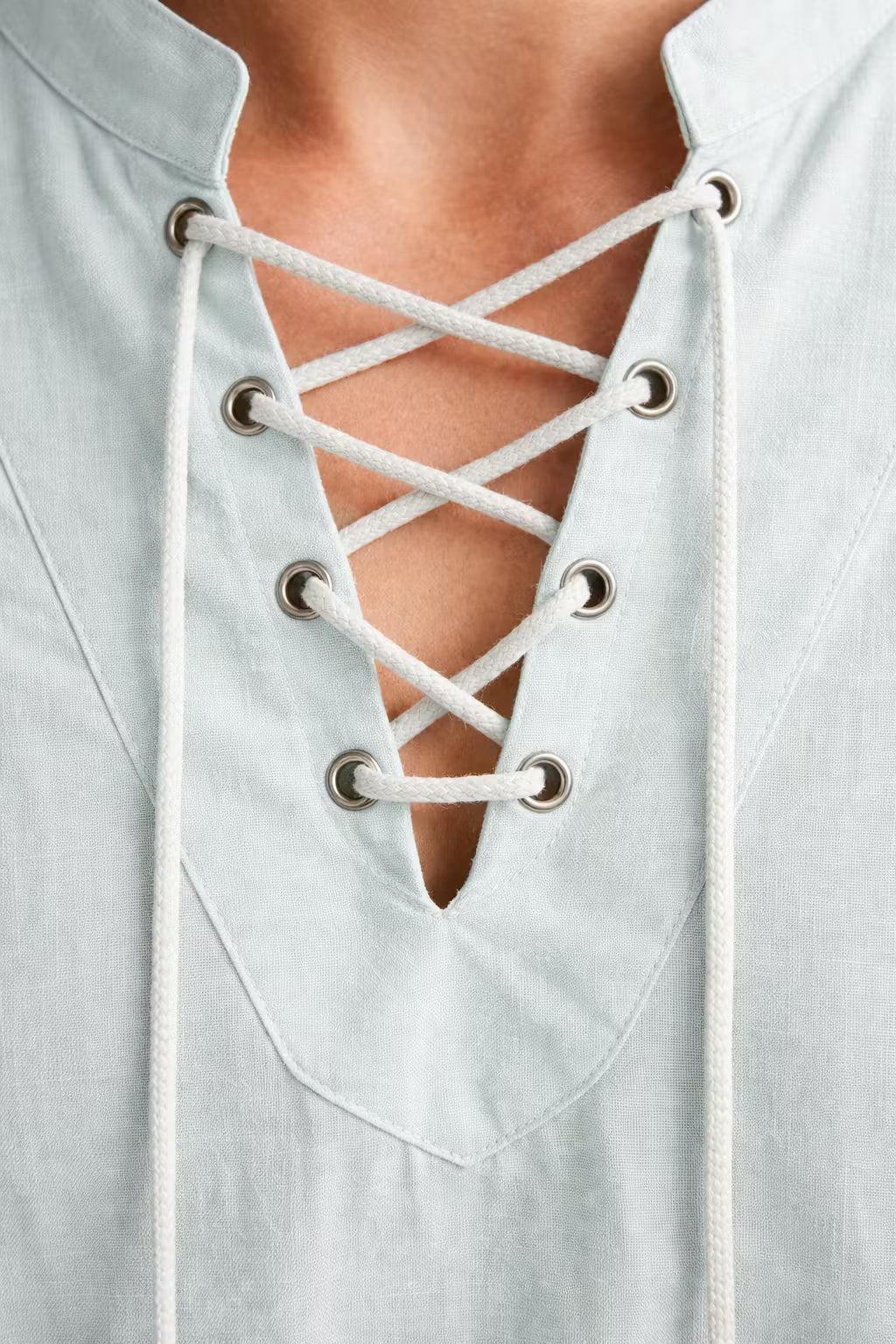 Teksturowany Komplet z Koszulą Wiązaną i Spodniami