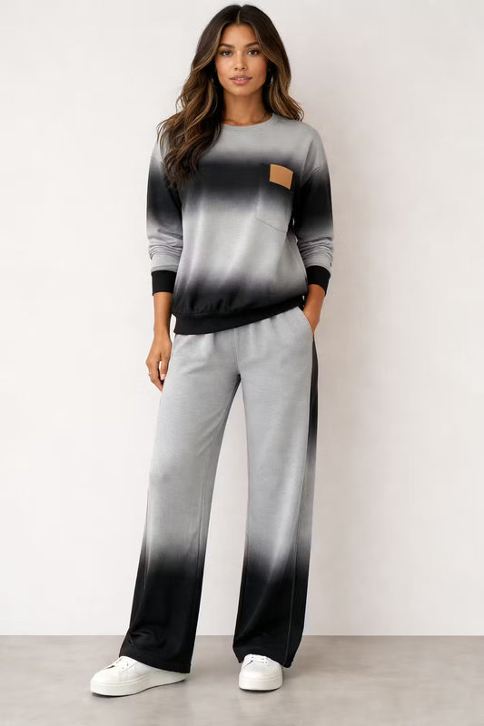 Dzianinowy Zestaw Gradientowy