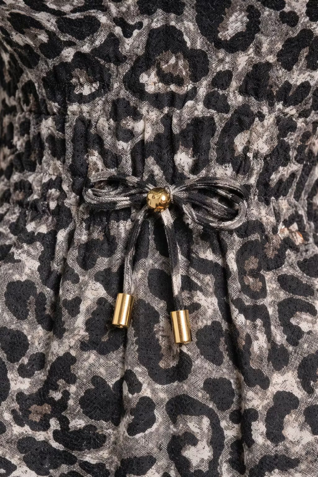 Bezramienny Kombinezon z Nadrukiem z Mieszanki Wiskozy