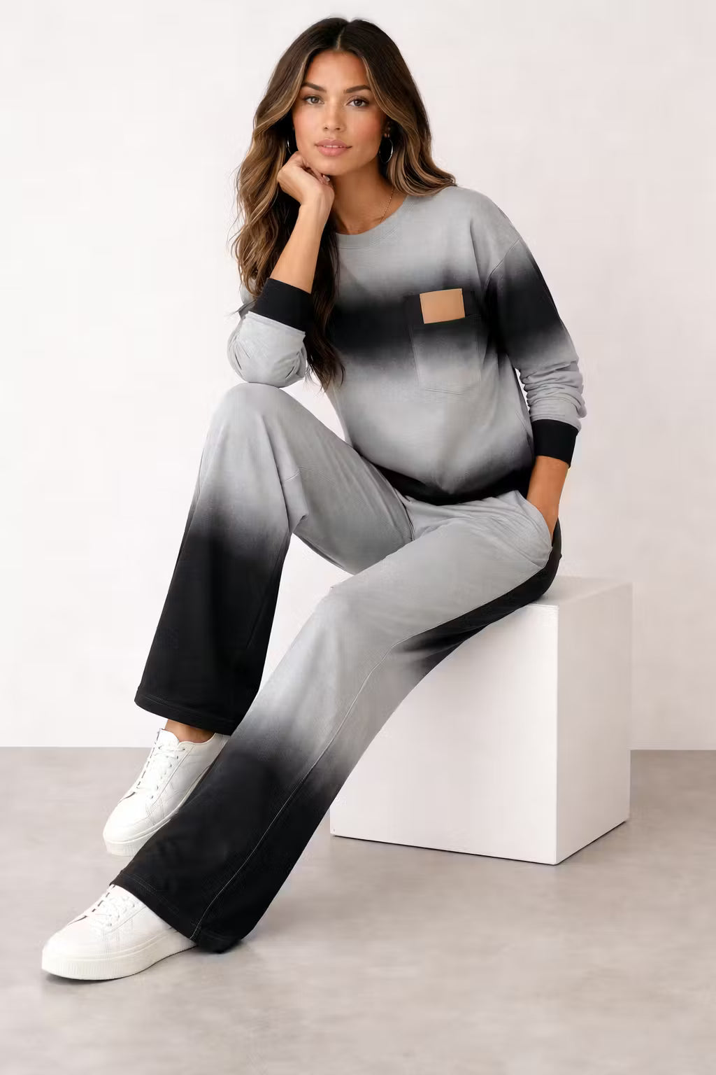 Dzianinowy Zestaw Gradientowy