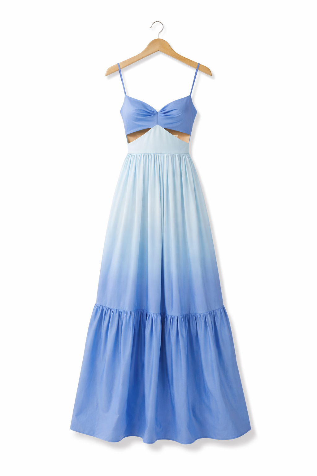 Backless Cutout Cami Long Dress
