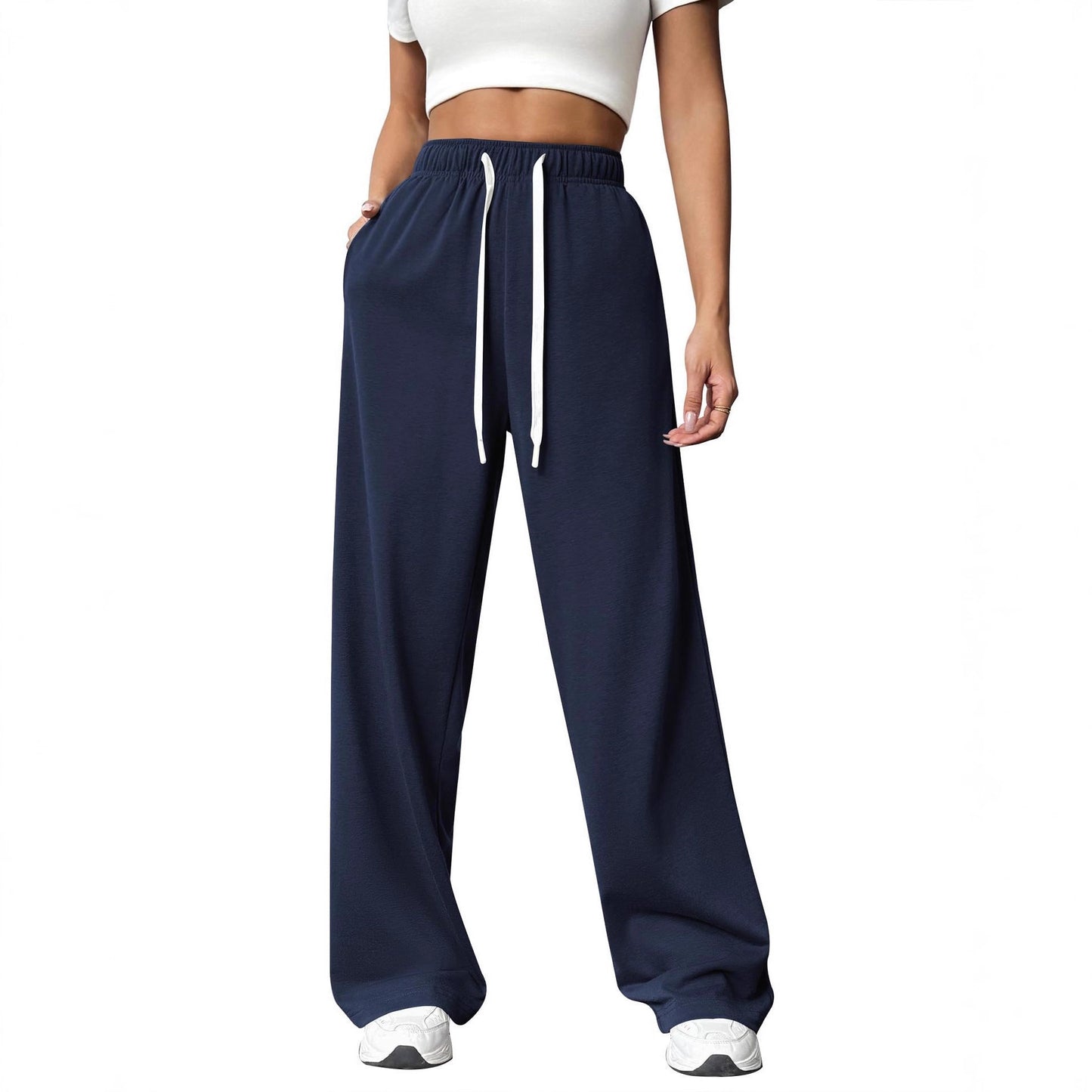 Codzienne, miękkie, luźne spodnie dresowe