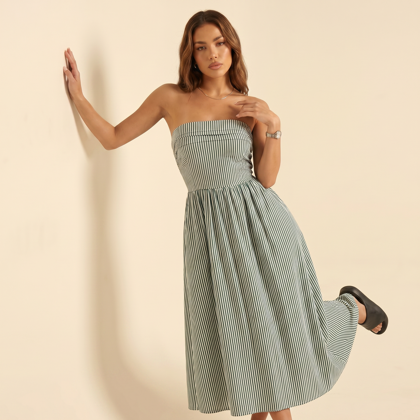 Sukienka Maxi Santorini Stripe