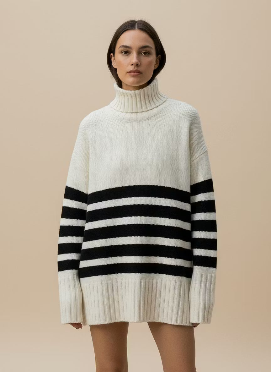 Damski Sweter w Paski