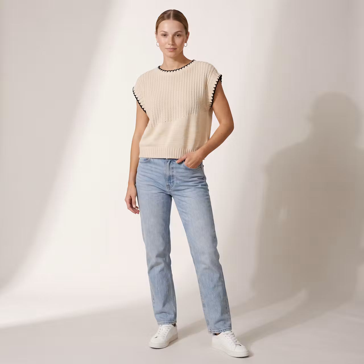 Lena dzianinowy top