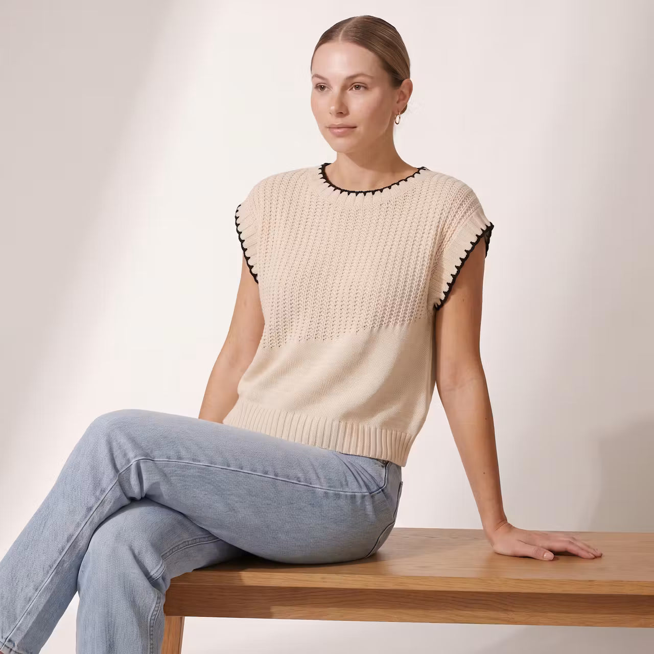 Lena dzianinowy top