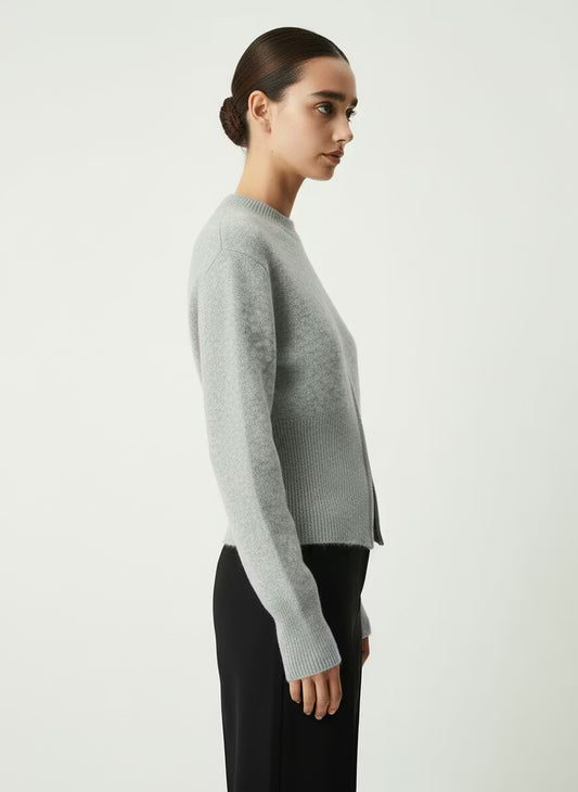 Damski Sweter Dzianinowy z Zamkiem