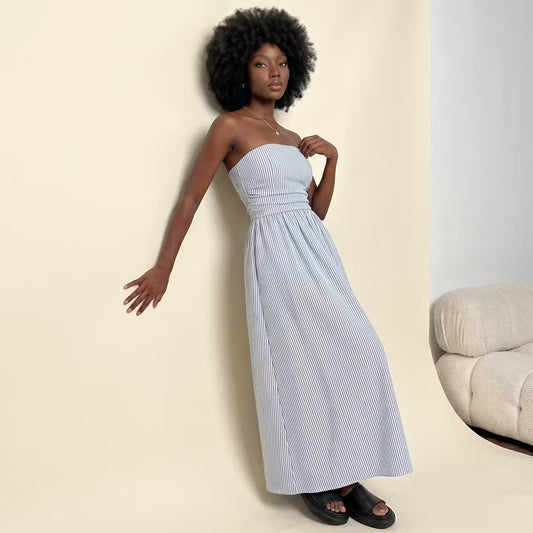 Sukienka Maxi Santorini Stripe