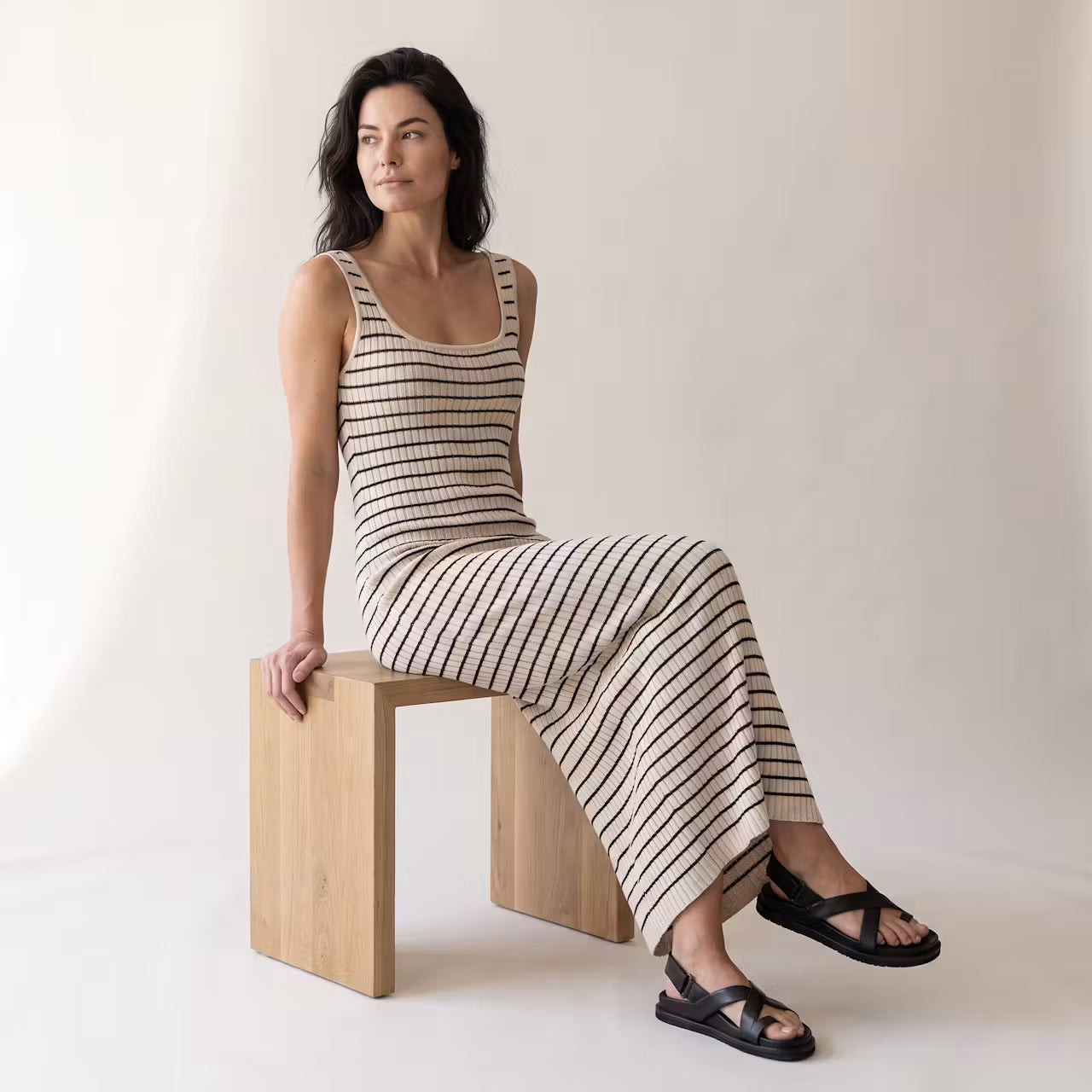 Lena sukienka maxi w paski