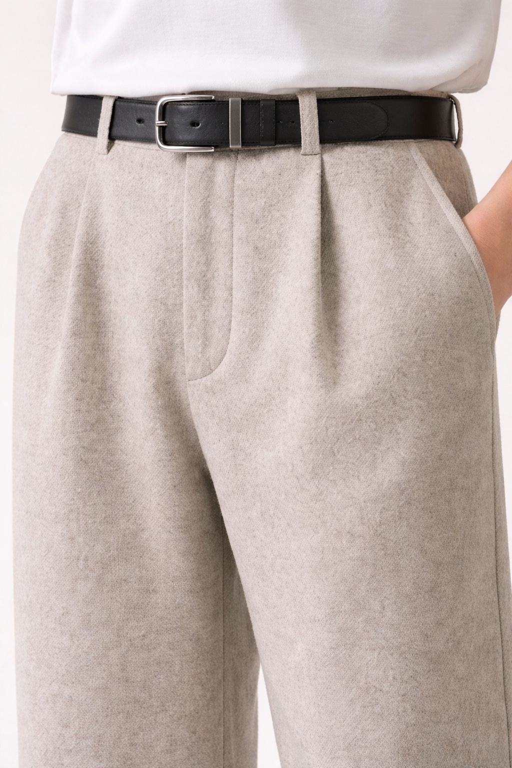 Core Pleat – spodnie męskie
