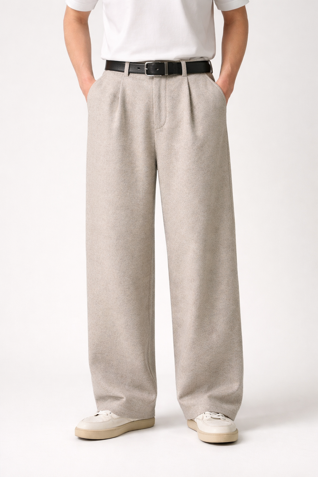 Core Pleat – spodnie męskie