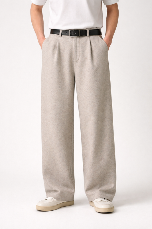 Core Pleat – spodnie męskie