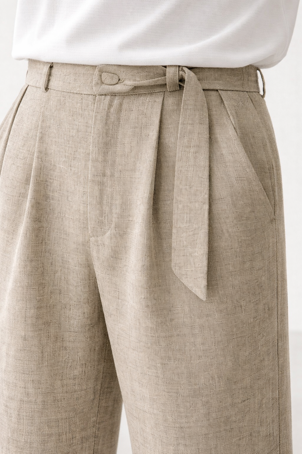 Field Pleat – spodnie męskie